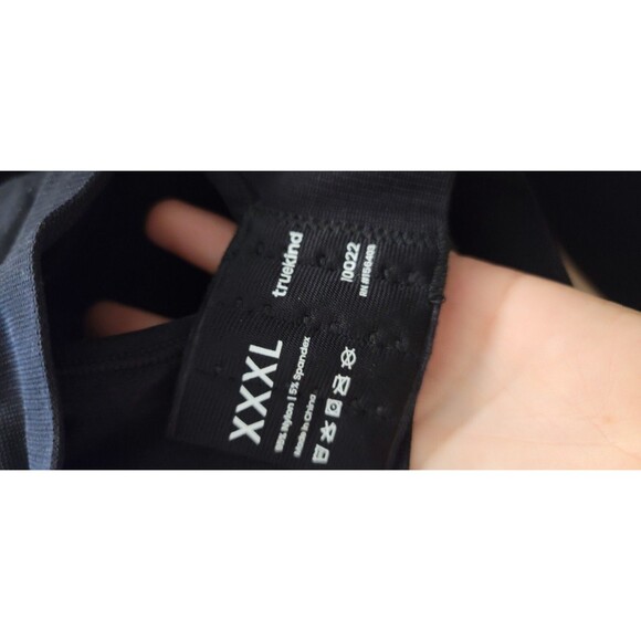 Truekind Womens Sz 3XL Daily Comfort Wireless Shaper Bra w/ Extender Black 10022 - Picture 4 of 13